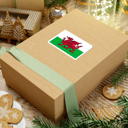 Flag of Wales 1959 (United Kingdom) STICKER Vinyl Kiss-Cut Decal
