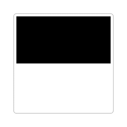 Flag of Canton of Fribourg (Switzerland) STICKER Vinyl Kiss-Cut Decal
