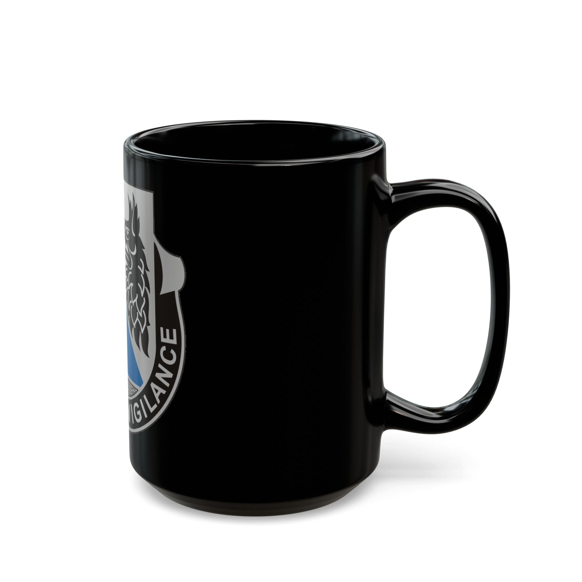 649 Military Intelligence Battalion (U.S. Army) Black Coffee Mug-The Sticker Space