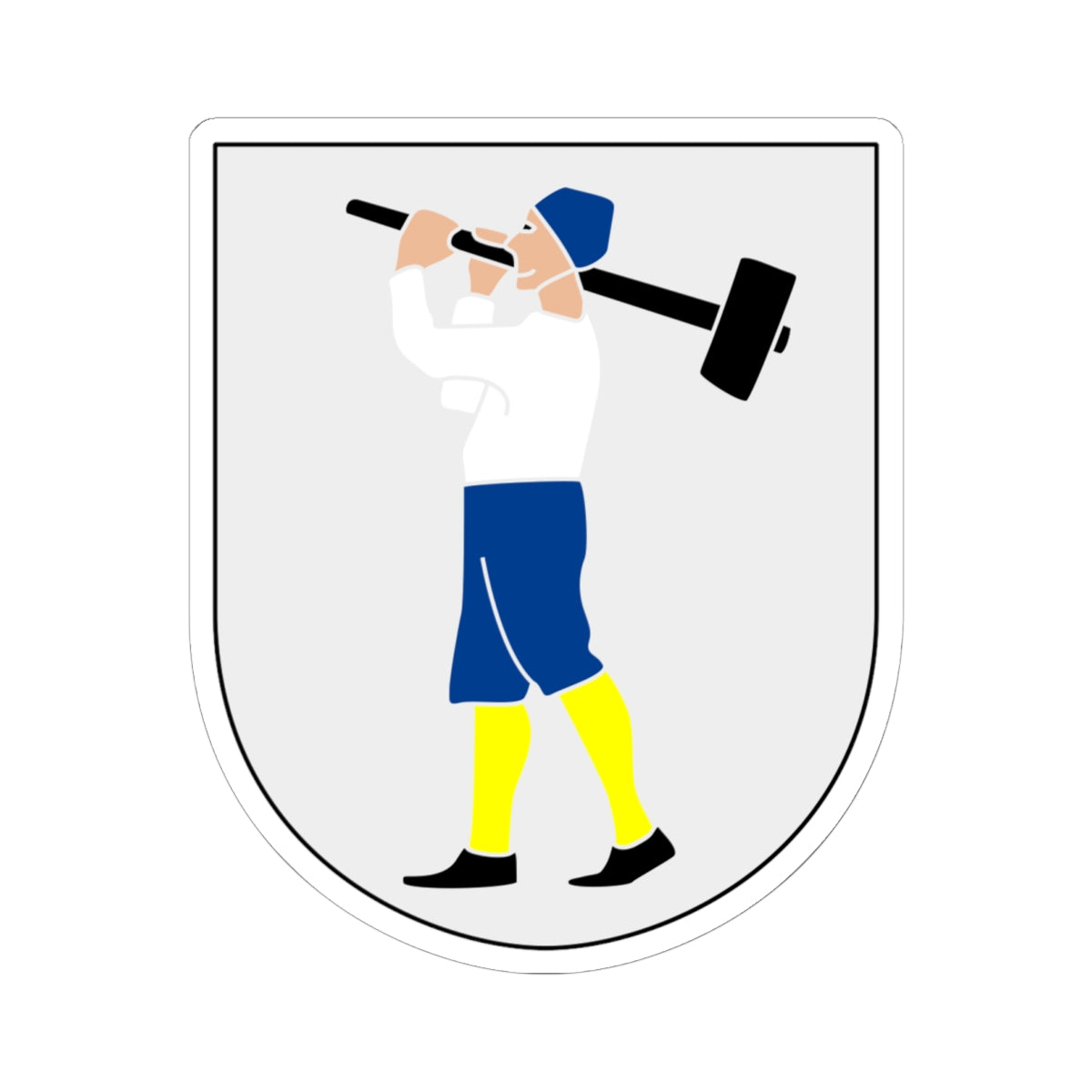 Askersund vapen (Sweden) (Coat of Arms) STICKER Vinyl Kiss-Cut Decal