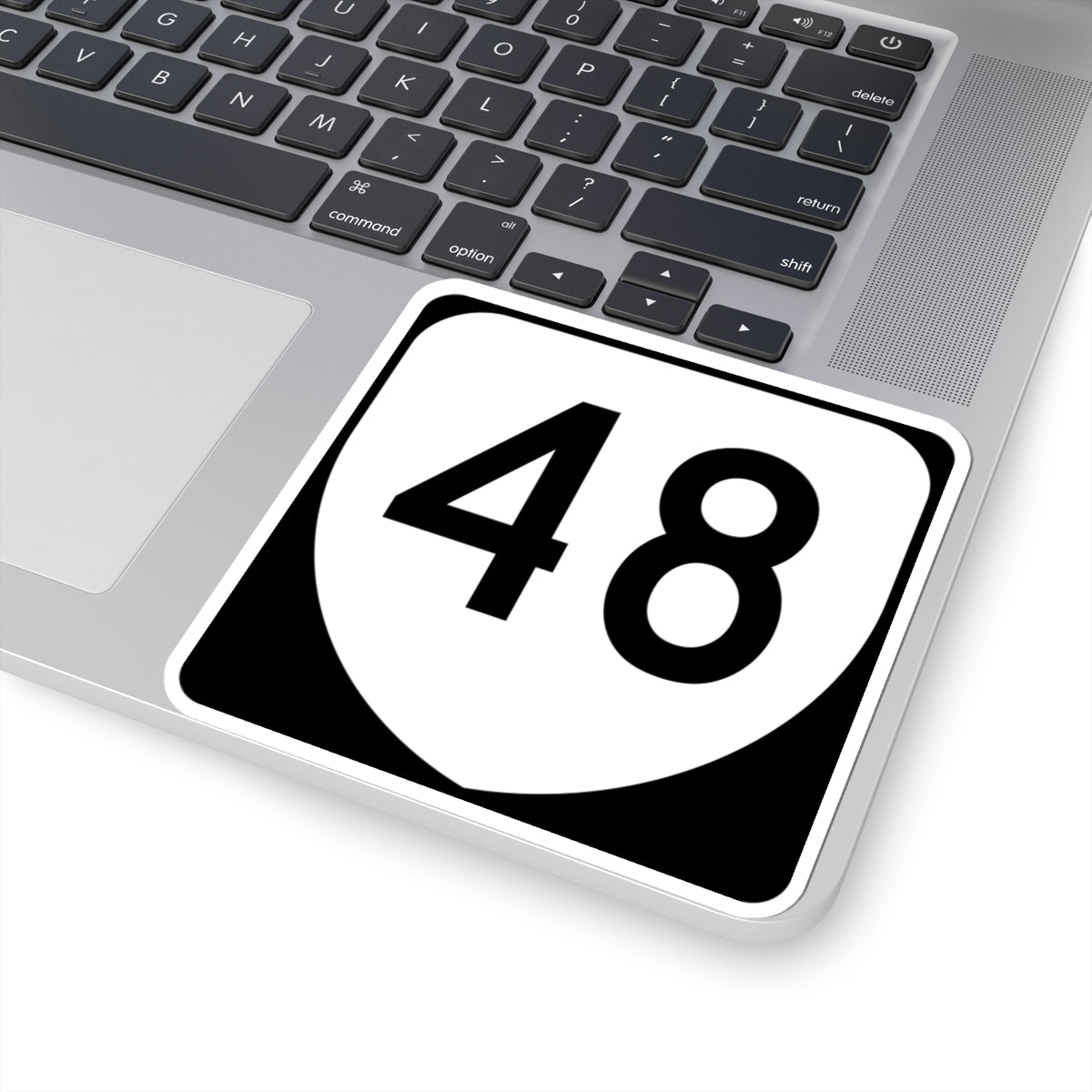 Virginia 48 (Virginia) (Road Sign) STICKER Vinyl Kiss-Cut Decal