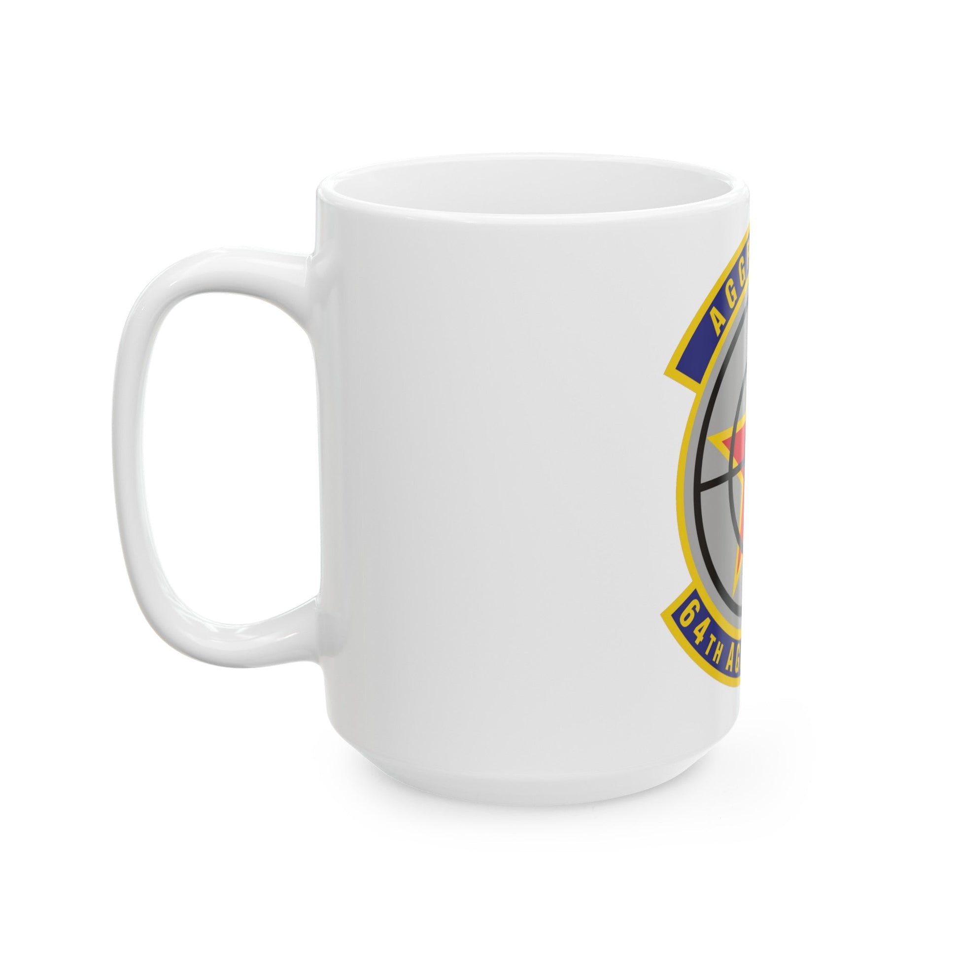 64th Aggressor Squadron (U.S. Air Force) White Coffee Mug-The Sticker Space