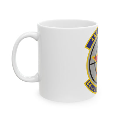 64th Aggressor Squadron (U.S. Air Force) White Coffee Mug-The Sticker Space