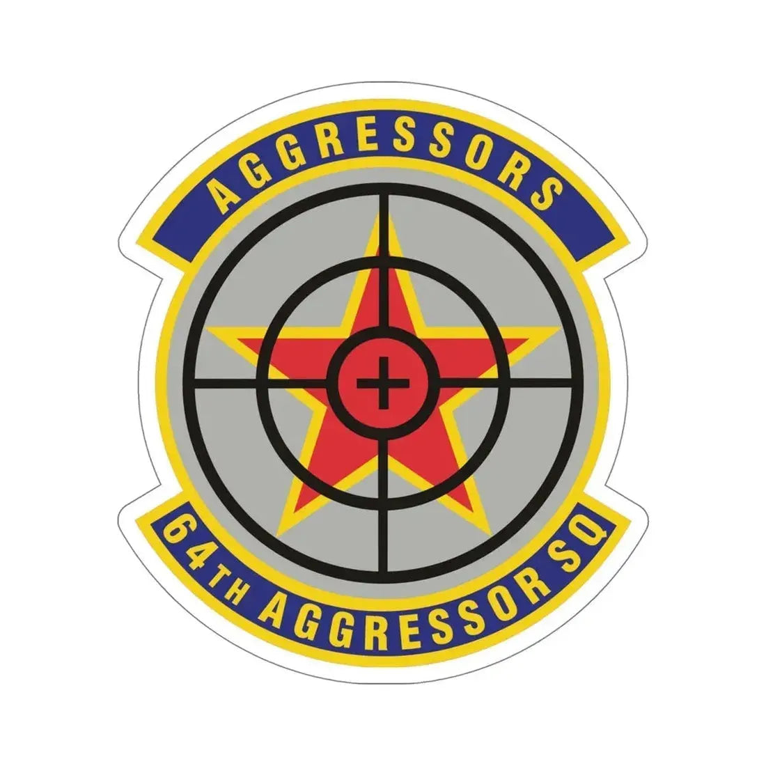 64th Aggressor Squadron (U.S. Air Force) STICKER Vinyl Die-Cut Decal - The Sticker Space