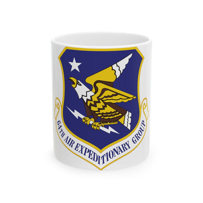 64th Air Expeditionary Group (U.S. Air Force) White Coffee Mug-11oz-The Sticker Space