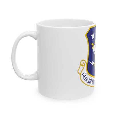 64th Air Expeditionary Group (U.S. Air Force) White Coffee Mug-The Sticker Space