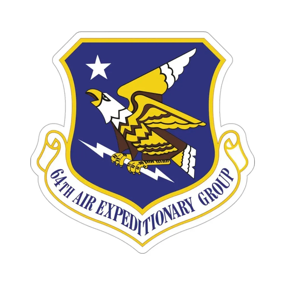 64th Air Expeditionary Group (U.S. Air Force) STICKER Vinyl Die-Cut Decal - The Sticker Space