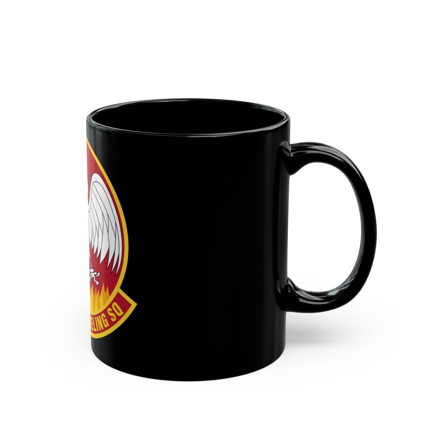 64th Air Refueling Squadron (U.S. Air Force) Black Coffee Mug-The Sticker Space