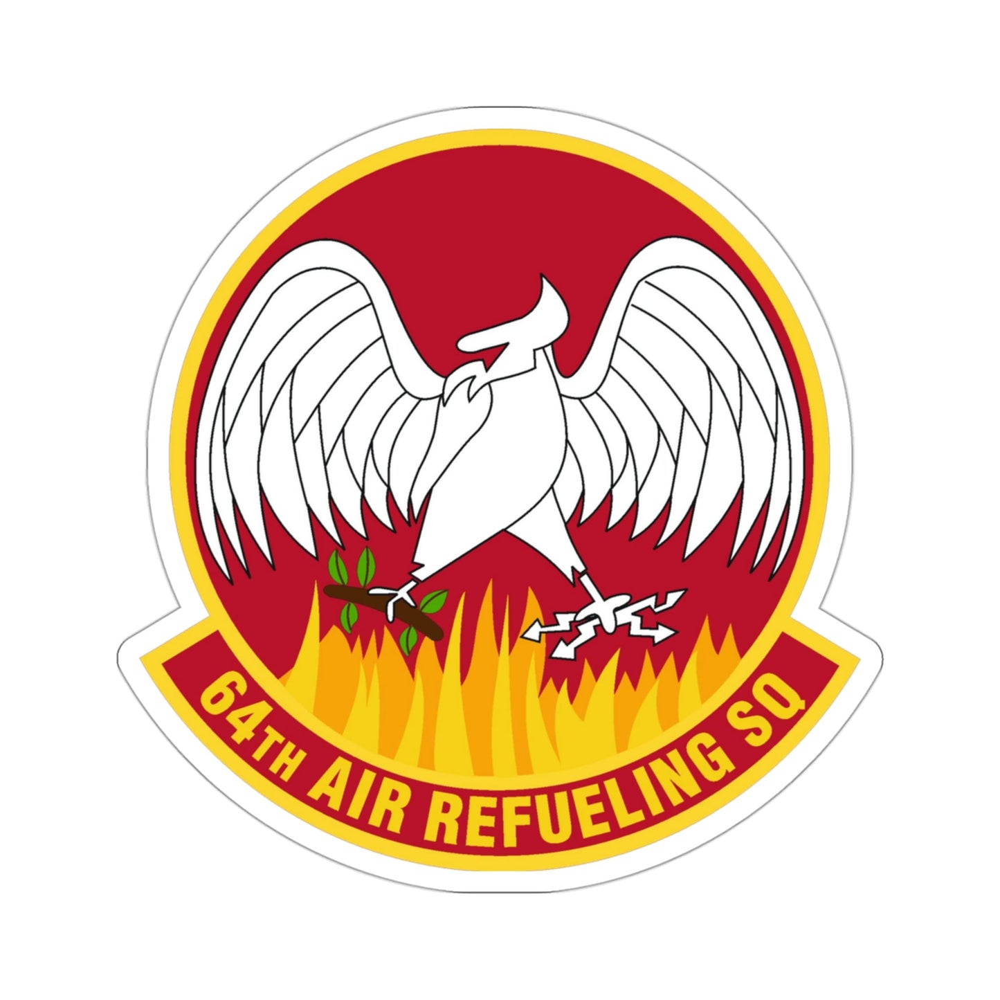 64th Air Refueling Squadron (U.S. Air Force) STICKER Vinyl Die-Cut Decal-3 Inch-The Sticker Space