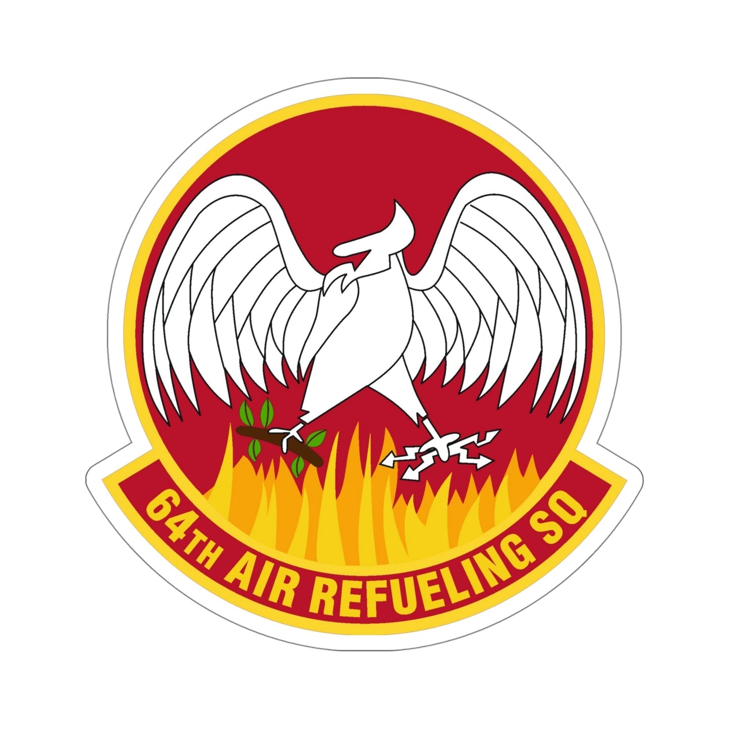 64th Air Refueling Squadron (U.S. Air Force) STICKER Vinyl Die-Cut Decal-5 Inch-The Sticker Space