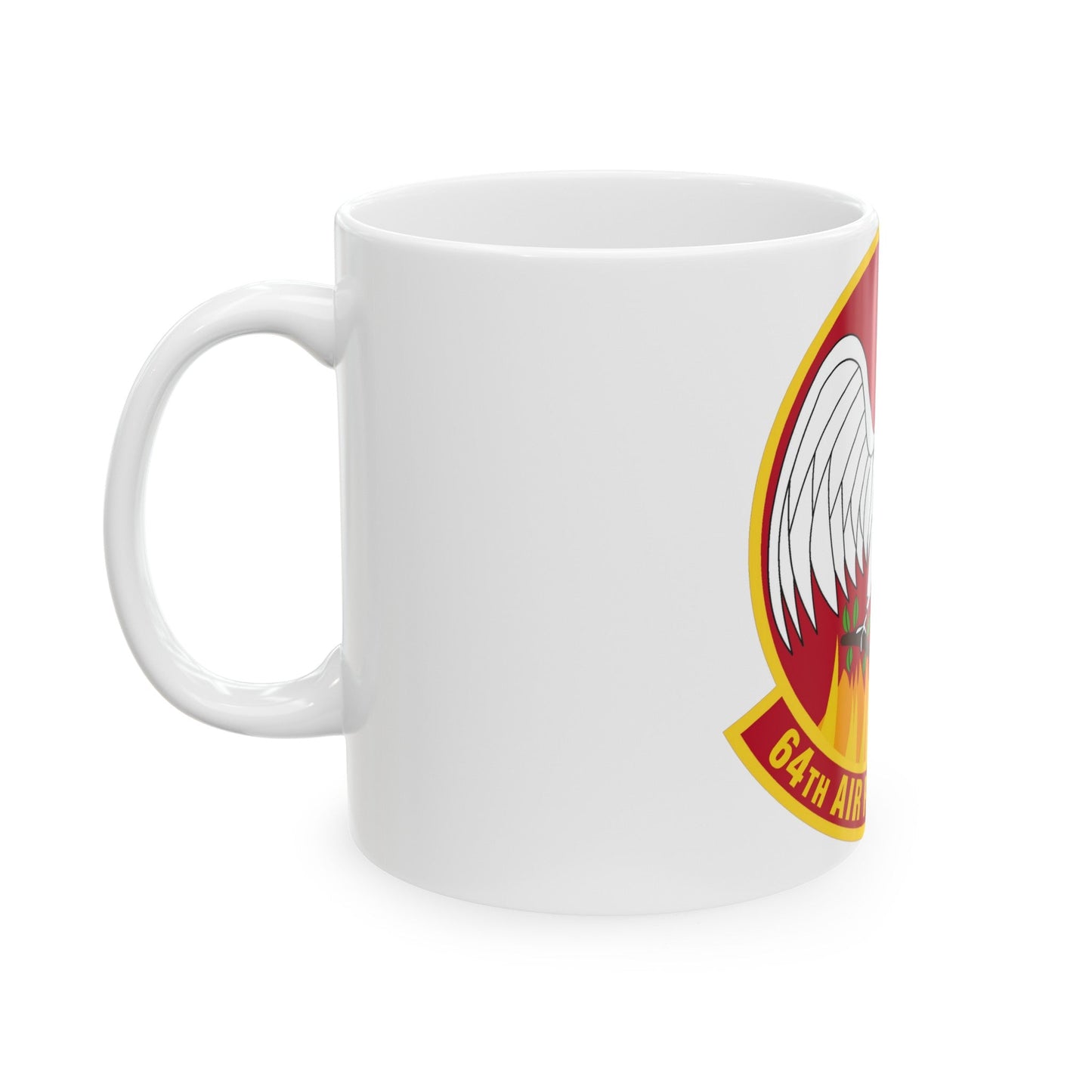 64th Air Refueling Squadron (U.S. Air Force) White Coffee Mug-The Sticker Space