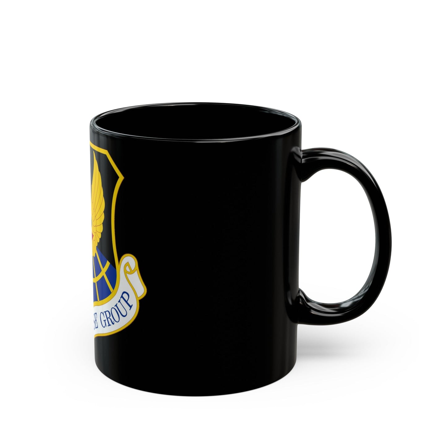 65 Air Base Group USAFE (U.S. Air Force) Black Coffee Mug-The Sticker Space