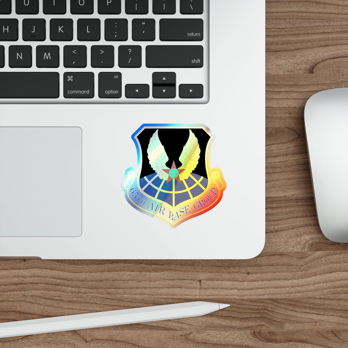 65 Air Base Group USAFE (U.S. Air Force) Holographic STICKER Die-Cut Vinyl Decal-The Sticker Space