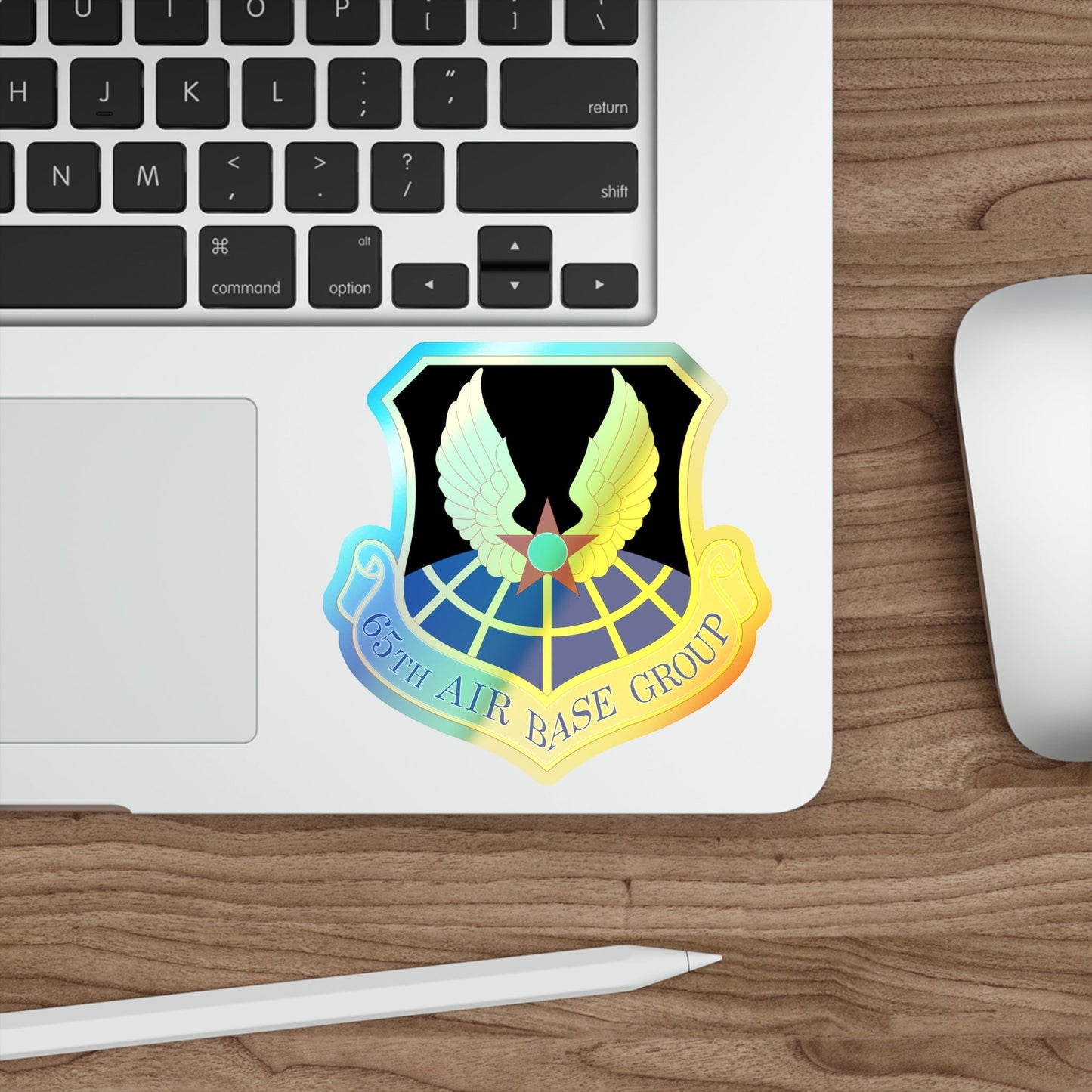 65 Air Base Group USAFE (U.S. Air Force) Holographic STICKER Die-Cut Vinyl Decal-The Sticker Space