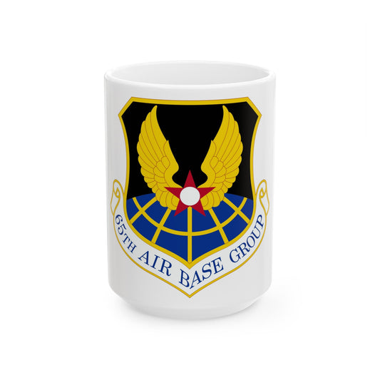 65 Air Base Group USAFE (U.S. Air Force) White Coffee Mug-15oz-The Sticker Space