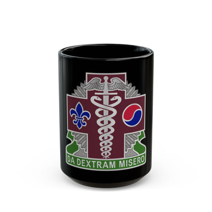 65 Medical Brigade 2 (U.S. Army) Black Coffee Mug-15oz-The Sticker Space