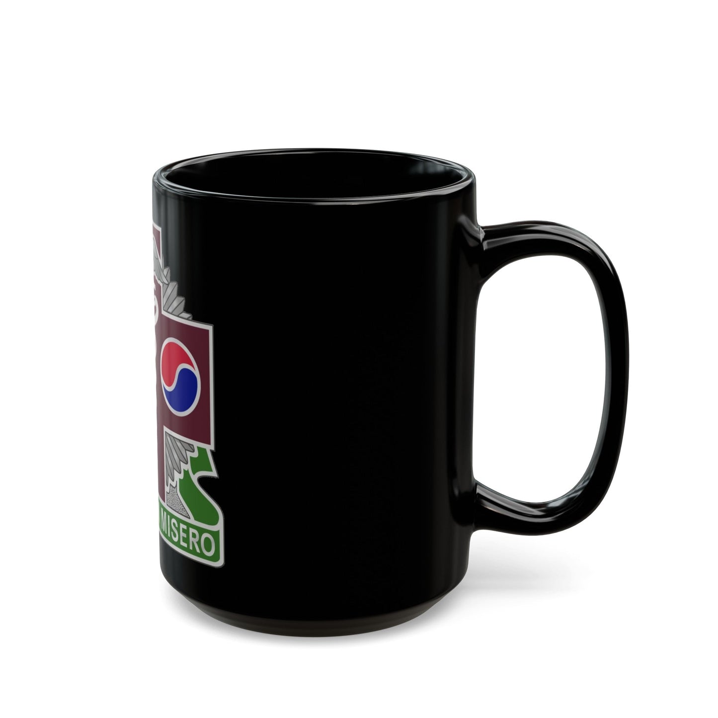 65 Medical Brigade 2 (U.S. Army) Black Coffee Mug-The Sticker Space