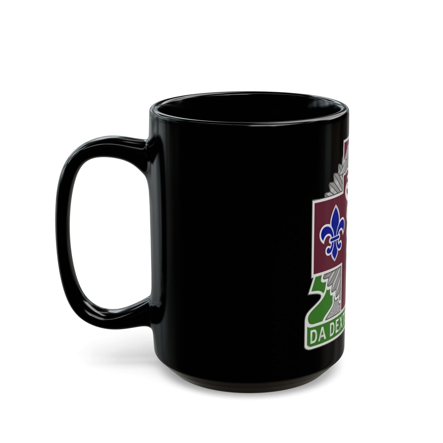 65 Medical Brigade 2 (U.S. Army) Black Coffee Mug-The Sticker Space