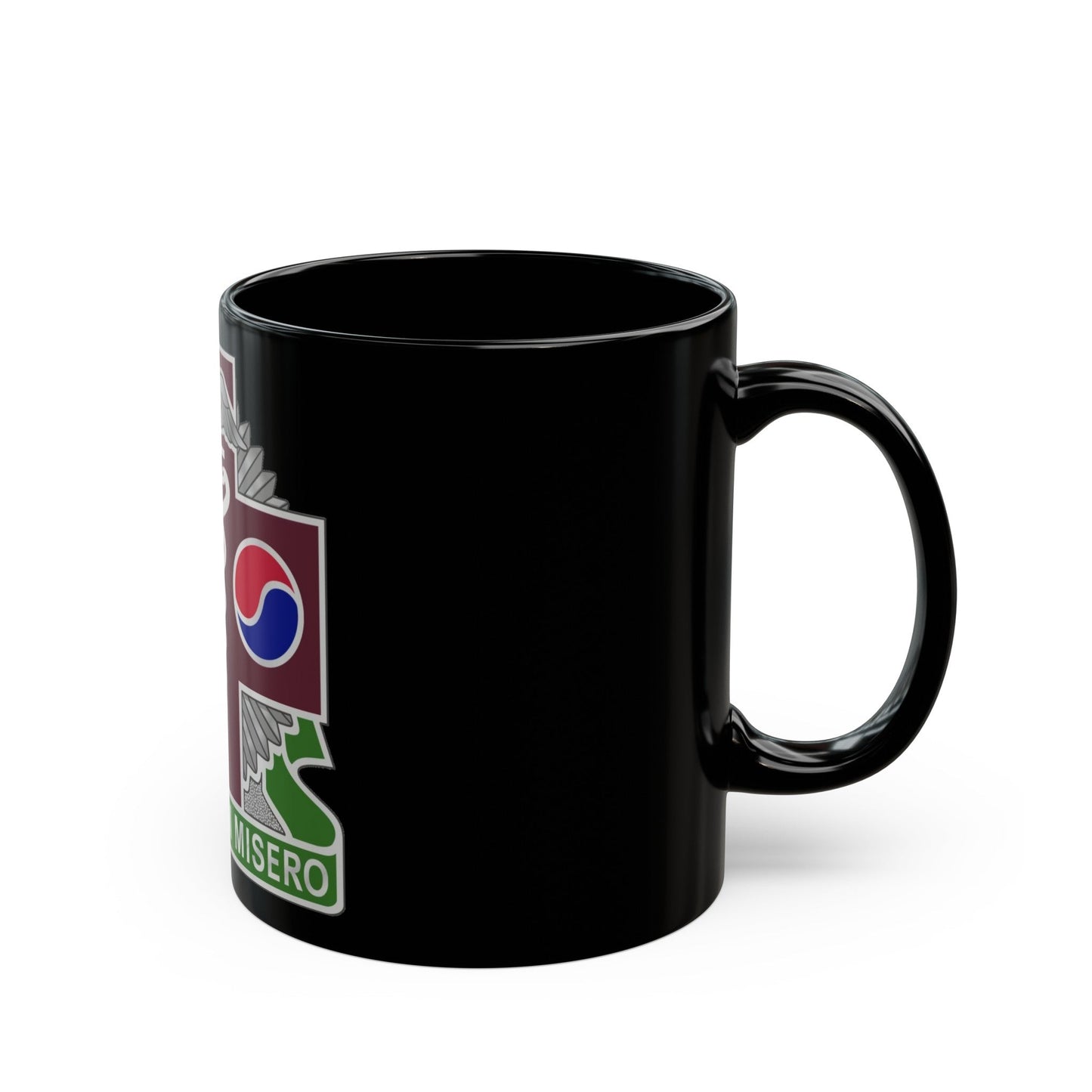 65 Medical Brigade 2 (U.S. Army) Black Coffee Mug-The Sticker Space