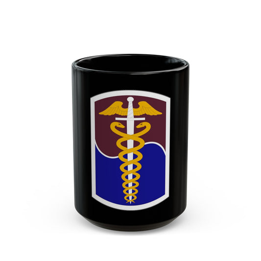 65 Medical Brigade (U.S. Army) Black Coffee Mug-15oz-The Sticker Space
