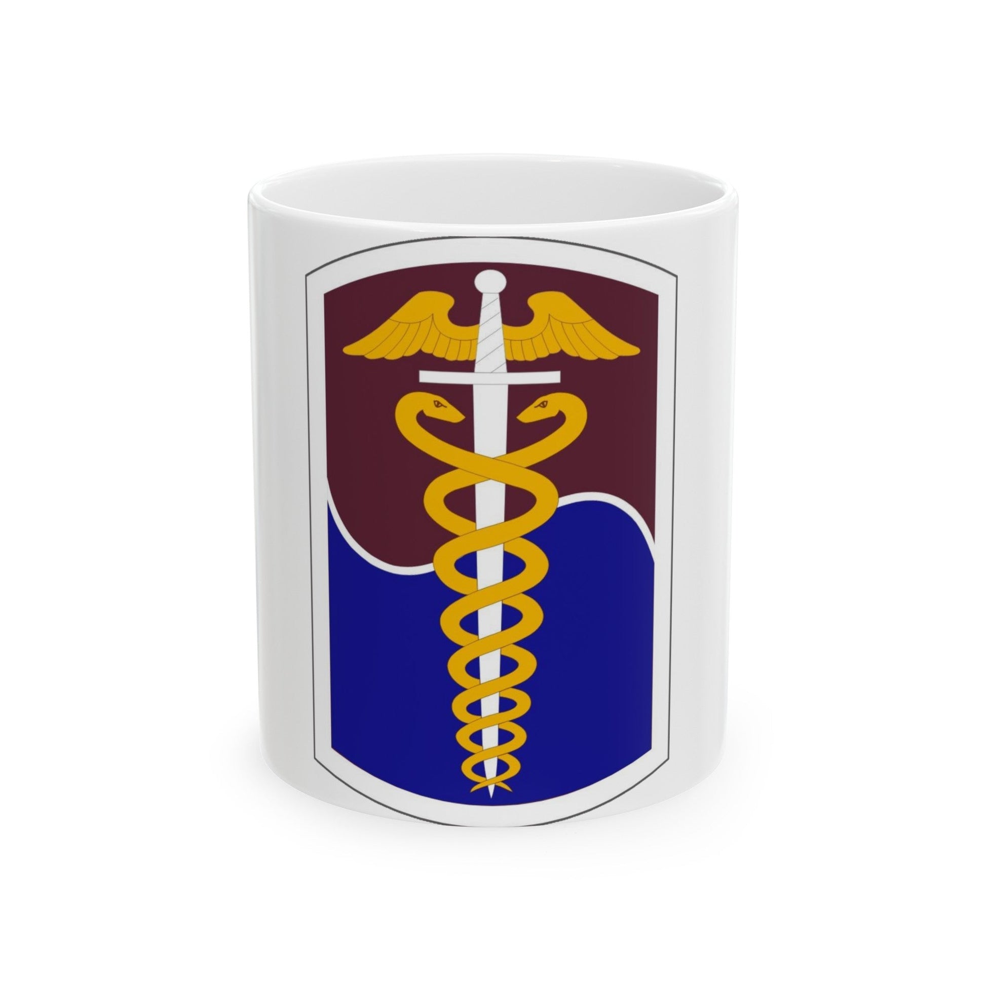 65 Medical Brigade (U.S. Army) White Coffee Mug-11oz-The Sticker Space