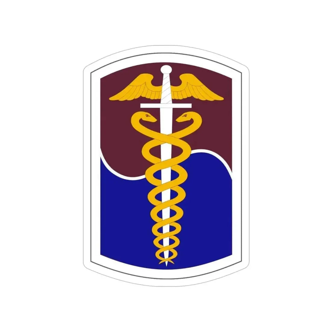65 Medical Brigade (U.S. Army) Transparent STICKER Die-Cut Vinyl Decal - The Sticker Space