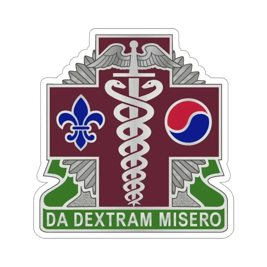 65 Medical Brigade v2 (U.S. Army) STICKER Vinyl Die-Cut Decal - The Sticker Space