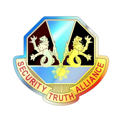 650 Military Intelligence Group 2 (U.S. Army) Holographic STICKER Die-Cut Vinyl Decal-3 Inch-The Sticker Space