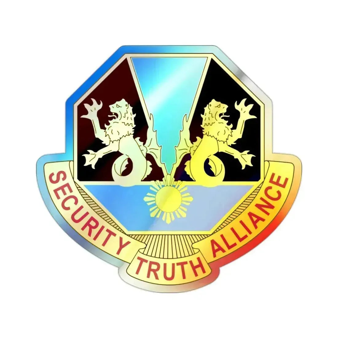 650 Military Intelligence Group 2 (U.S. Army) Holographic STICKER Die-Cut Vinyl Decal 2 Inch Holographic - The Sticker Space