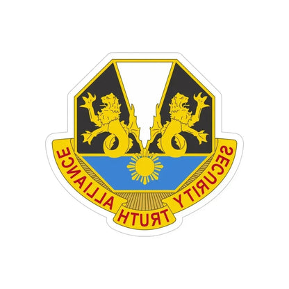 650 Military Intelligence Group 2 (U.S. Army) REVERSE PRINT Transparent Die-Cut STICKER - The Sticker Space