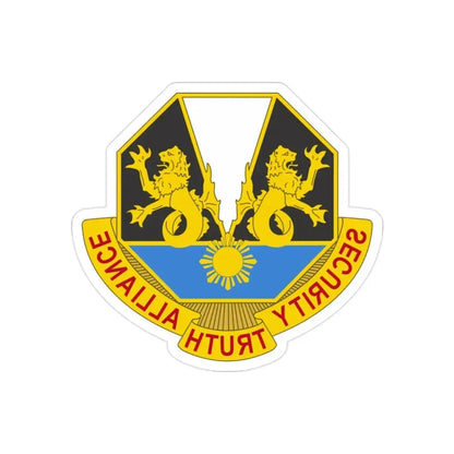 650 Military Intelligence Group 2 (U.S. Army) REVERSE PRINT Transparent Die-Cut STICKER - The Sticker Space