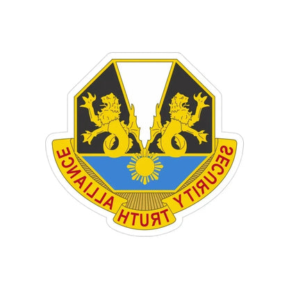 650 Military Intelligence Group 2 (U.S. Army) REVERSE PRINT Transparent Die-Cut STICKER - The Sticker Space