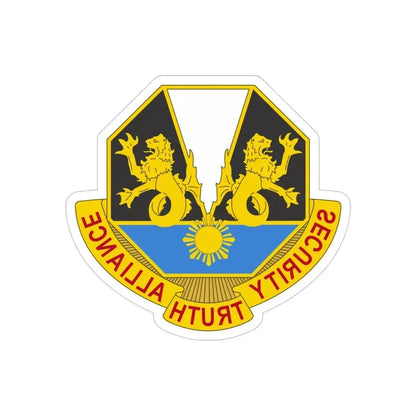 650 Military Intelligence Group 2 (U.S. Army) REVERSE PRINT Transparent Die-Cut STICKER - The Sticker Space