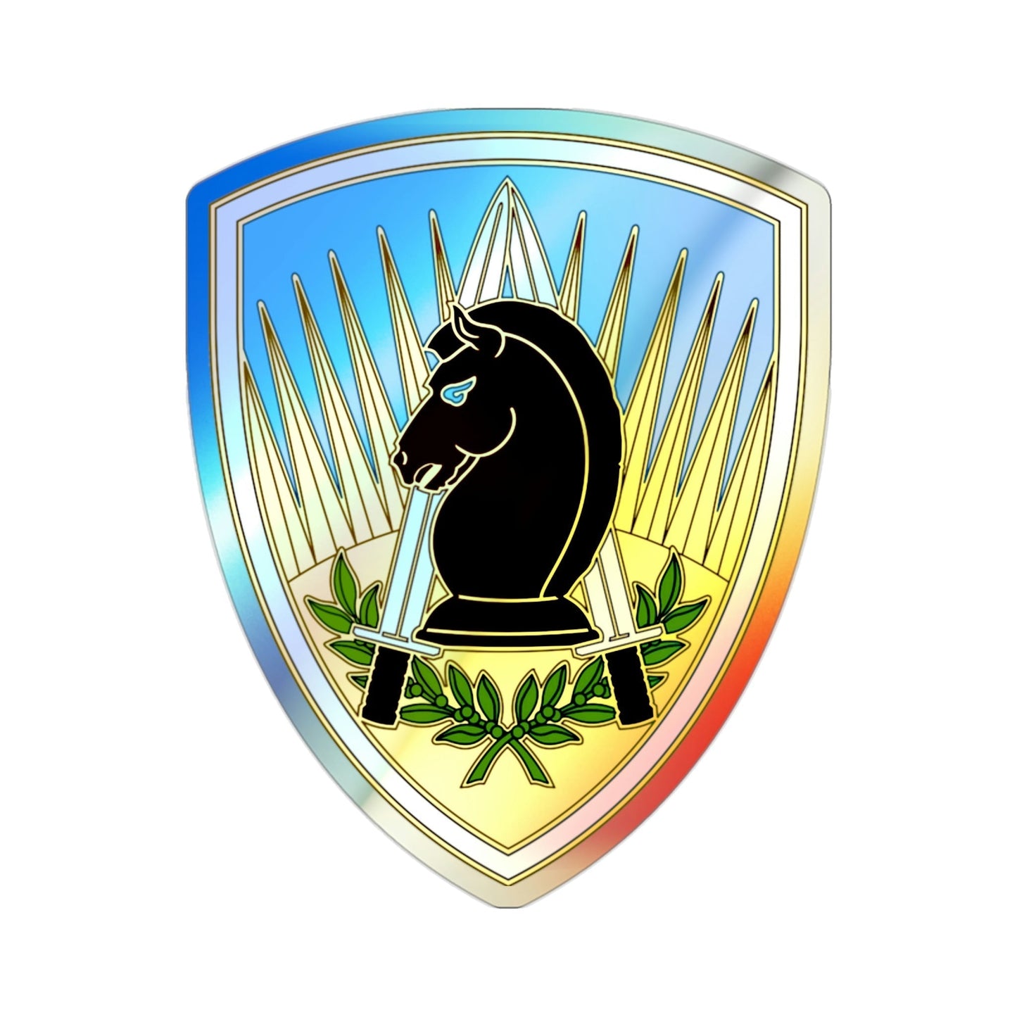 650 Military Intelligence Group 3 (U.S. Army) Holographic STICKER Die-Cut Vinyl Decal-2 Inch-The Sticker Space