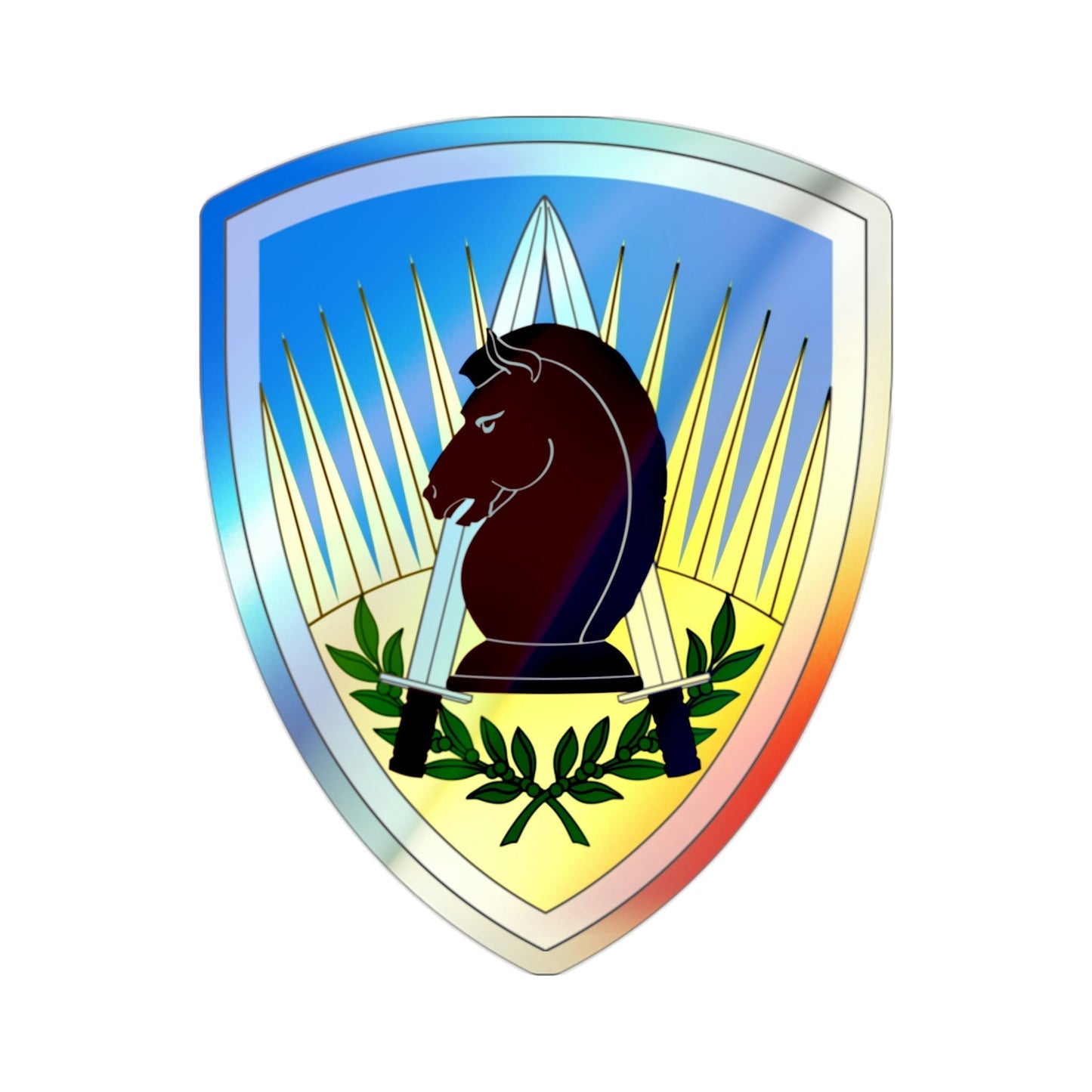 650 Military Intelligence Group (U.S. Army) Holographic STICKER Die-Cut Vinyl Decal-2 Inch-The Sticker Space