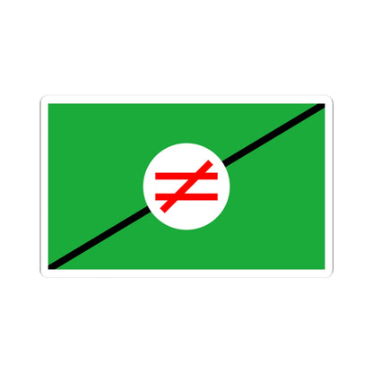 Flag of Pan-Iranist-Party (Iran) STICKER Vinyl Kiss-Cut Decal