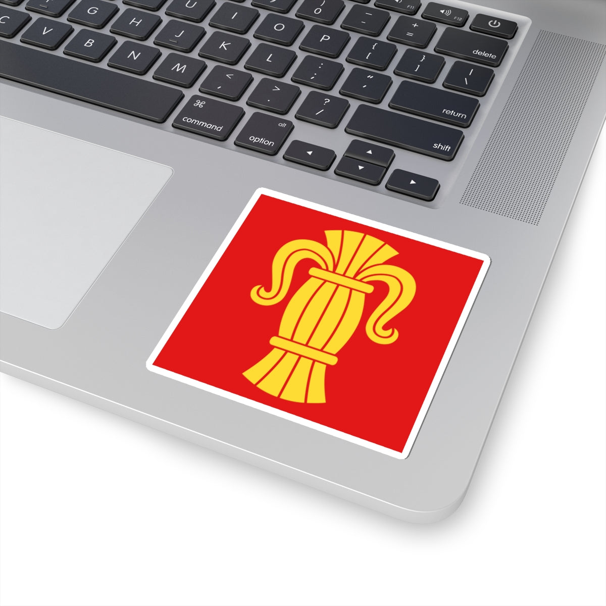 Vaasa.lippu (Finland) STICKER Vinyl Kiss-Cut Decal