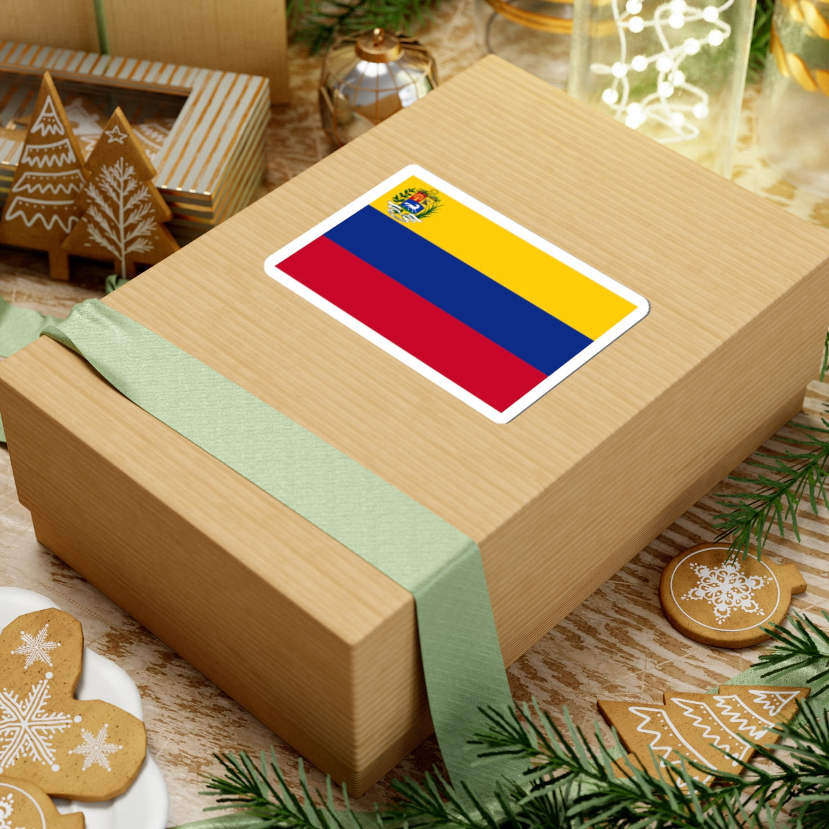 Flag of Venezuela 1864-1871 (Venezuela) STICKER Vinyl Kiss-Cut Decal
