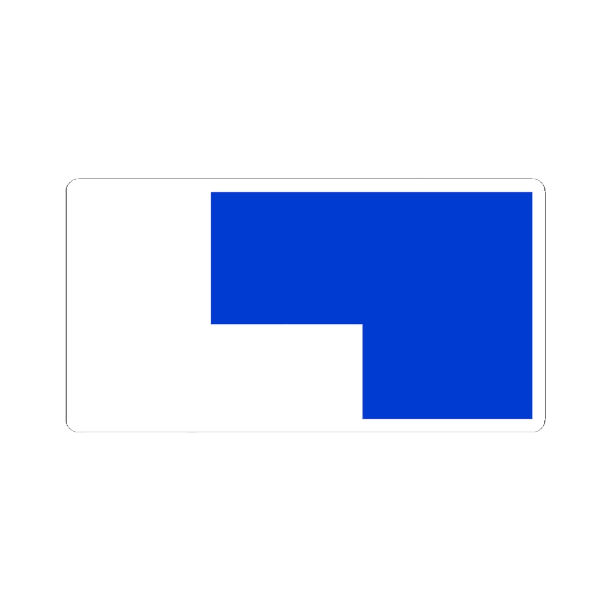 Flag of Lundy (England) STICKER Vinyl Kiss-Cut Decal