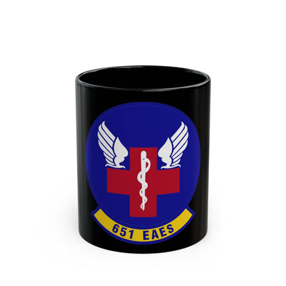 651st Expeditionary Aeromedical Evacuation Squadron (U.S. Air Force) Black Coffee Mug-11oz-The Sticker Space