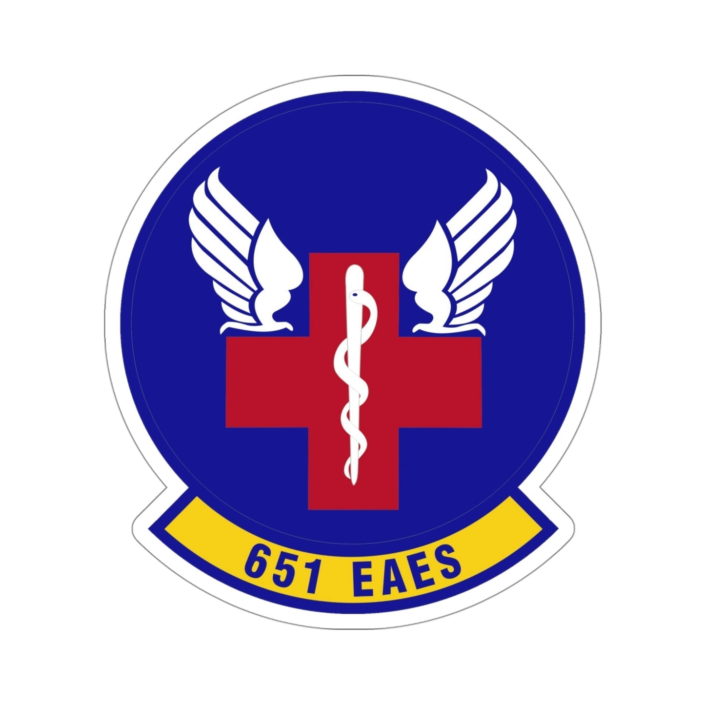 651st Expeditionary Aeromedical Evacuation Squadron (U.S. Air Force) STICKER Vinyl Die-Cut Decal-4 Inch-The Sticker Space