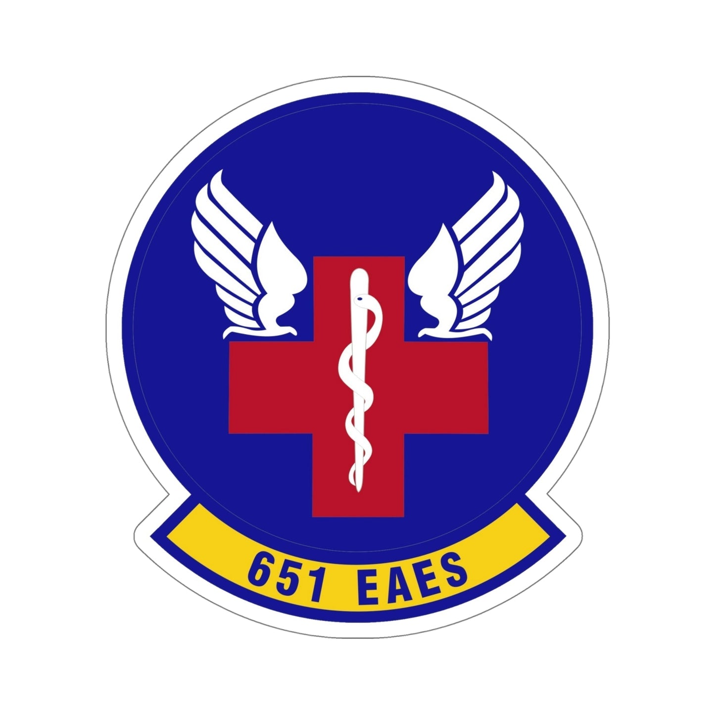 651st Expeditionary Aeromedical Evacuation Squadron (U.S. Air Force) STICKER Vinyl Die-Cut Decal-6 Inch-The Sticker Space