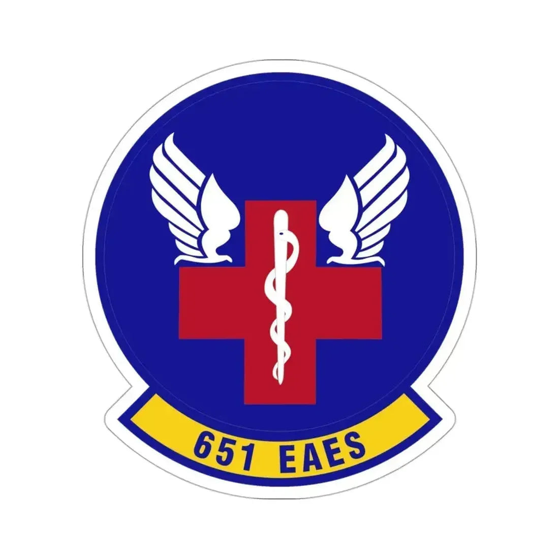 651st Expeditionary Aeromedical Evacuation Squadron (U.S. Air Force) STICKER Vinyl Die-Cut Decal 3 Inch - The Sticker Space