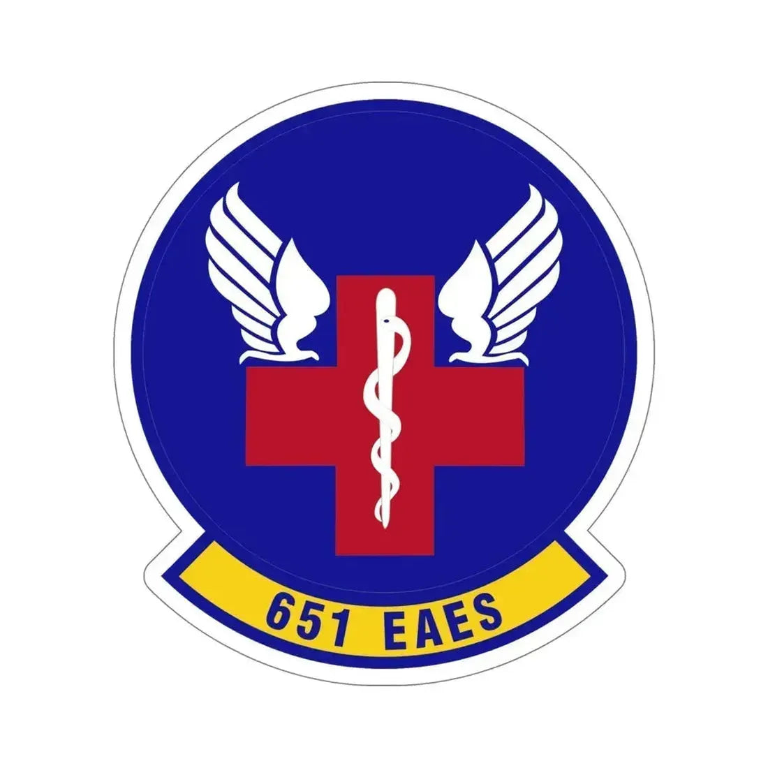 651st Expeditionary Aeromedical Evacuation Squadron (U.S. Air Force) STICKER Vinyl Die-Cut Decal 6 Inch - The Sticker Space