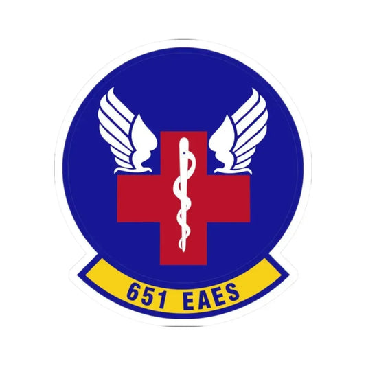 651st Expeditionary Aeromedical Evacuation Squadron (U.S. Air Force) STICKER Vinyl Kiss-Cut Decal 2 Inch White - The Sticker Space