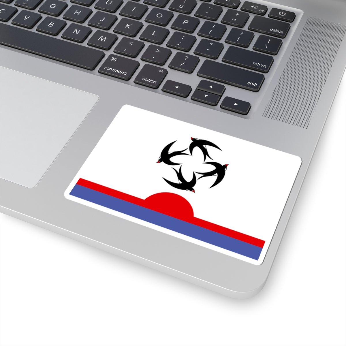 Flag of Kilmezsky rayon Kirov oblast (Russia) STICKER Vinyl Kiss-Cut Decal
