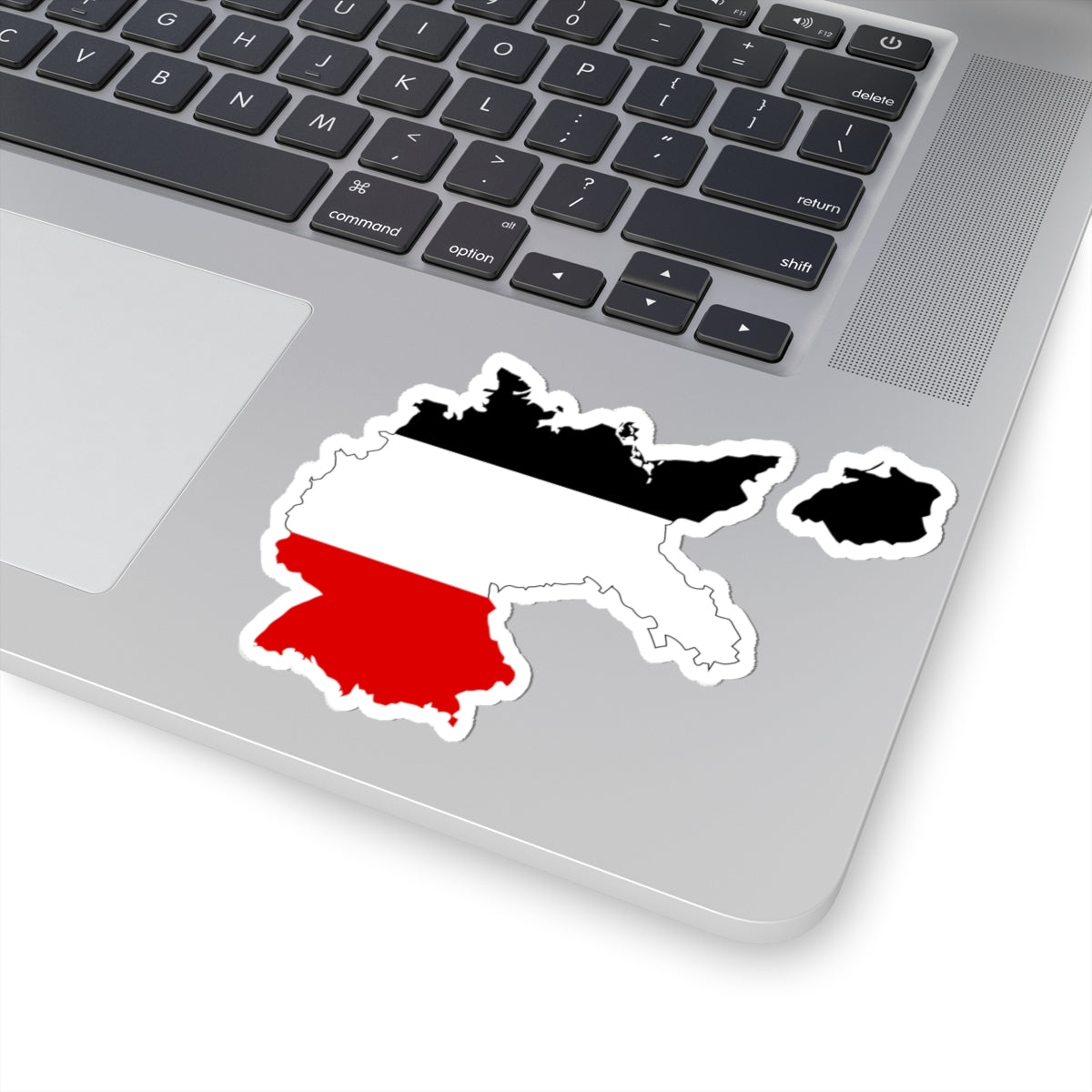 Flag map of Germany 1933 (Germany) STICKER Vinyl Kiss-Cut Decal