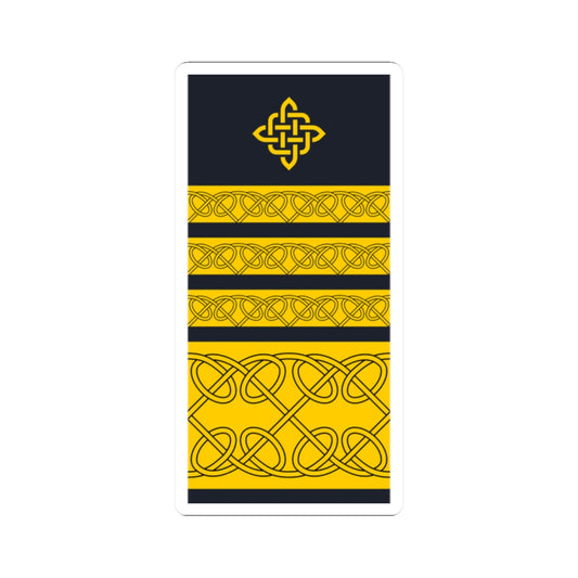 Rukav zimske odore admirala HRM (Croatia) (Military Rank) STICKER Vinyl Kiss-Cut Decal