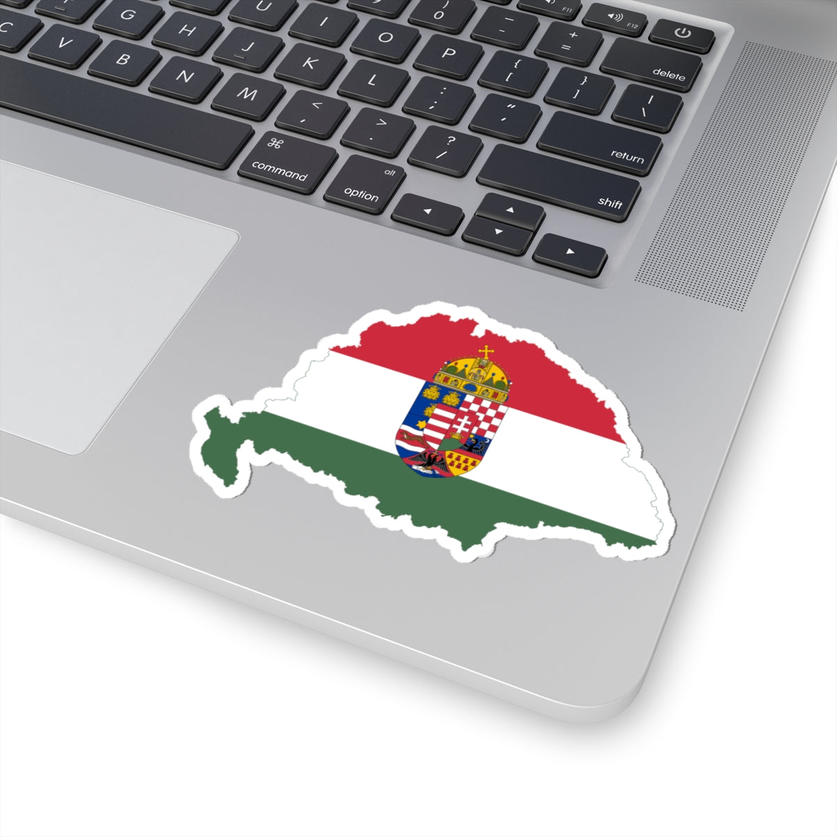 Flag-map of Transleithania 1896-1915 (Hungary) STICKER Vinyl Kiss-Cut Decal