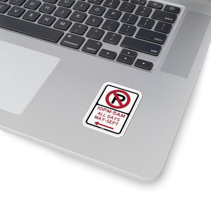 PBOT Road sign P1191L (Oregon) (Road Sign) STICKER Vinyl Kiss-Cut Decal